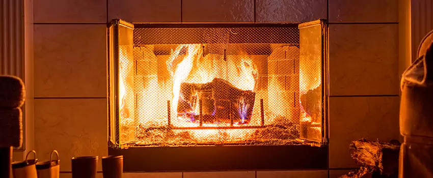 Mendota Hearth Landscape Fireplace Installation in Chattanooga, Tennessee